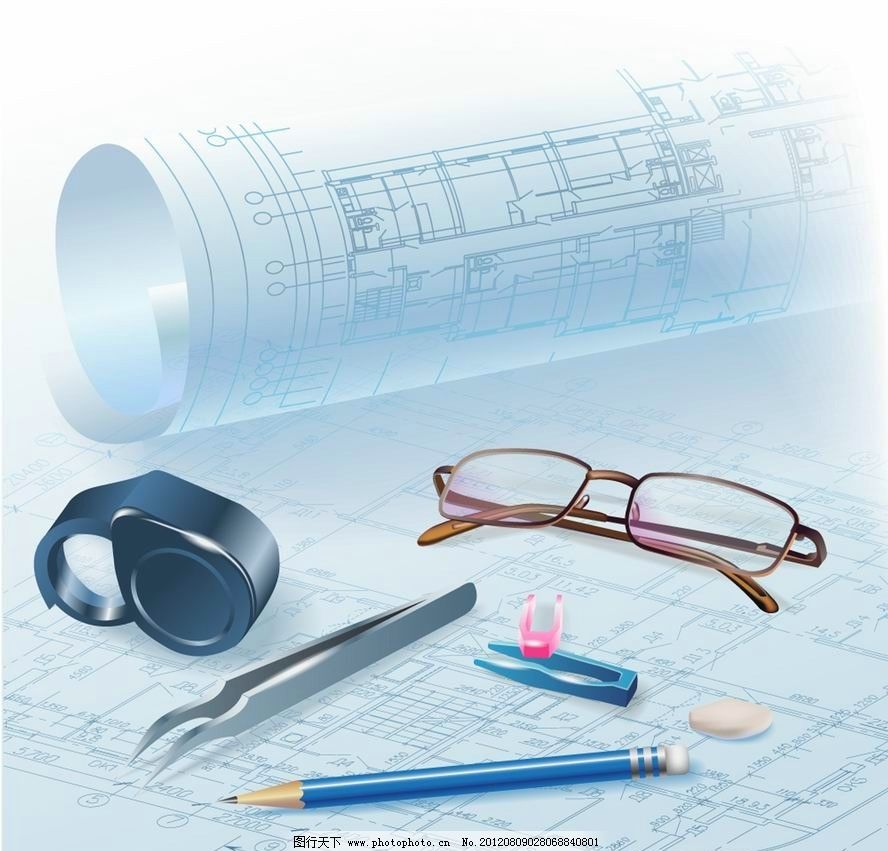 建筑工程圖紙與辦公用品 高效協同的建筑管理雙翼